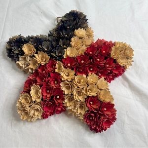 Floral Wreath for The Door Wall Hang Decoration Multicolored A020123